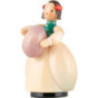 Schaarschmidt Girl with Egg blue - 4 cm / 1.6 inch