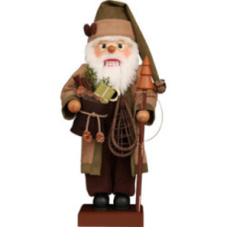 Nussknacker Weihnachtsmann Waldgeschenke - 48 cm