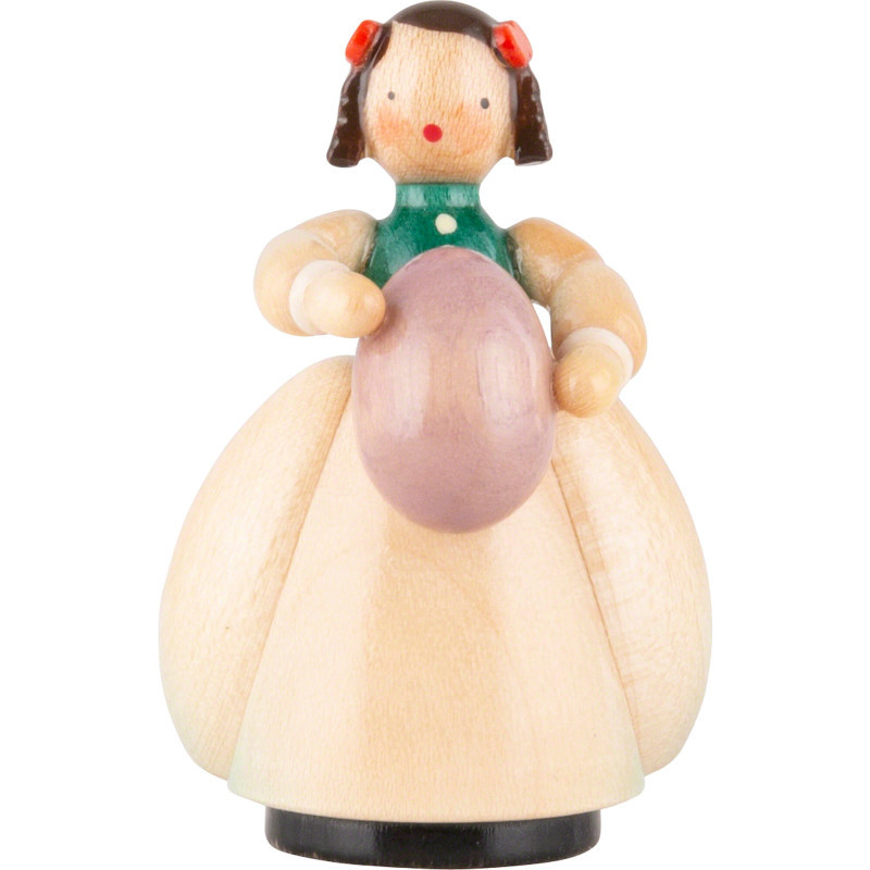Schaarschmidt Girl with Egg purple - 4 cm / 1.6 inch