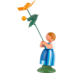 Meadow Flower Girl with Kingcup - 11 cm / 4.3 inch