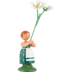 Meadow Flower Girl with Chickweed - 11 cm / 4.3 inch