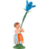 Meadow Flower Girl with Blue-Bell - 11 cm / 4.3 inch