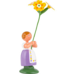 Meadow Flower Girl with Cowslip - 11 cm / 4.3 inch