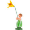 Meadow Flower Girl with Daffodil - 11 cm / 4.3 inch