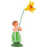 Wiesenblumenmädchen mit Narzisse - 11 cm