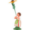 Meadow Flower Girl with Yellow Coneflower - 11 cm / 4.3 inch