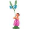 Wiesenblumenmädchen mit Wegwarte - 11 cm