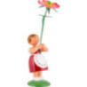 Summer Flower Girl with Dog Rose - 12 cm / 4.7 inch