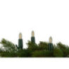 NARVA Lichterkette mit 30 Riffelkerzen - LED