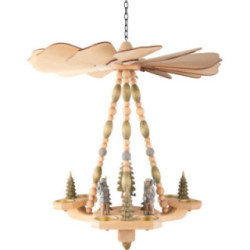 1-stöckige Deckenpyramide Bergmännner - 45 cm