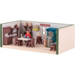 Miniature Room - Farmhouse Parlor - 4 cm / 1.6 inch
