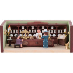 Miniature Room - Pharmacy with Pharmacist - 4 cm / 1.6 inch