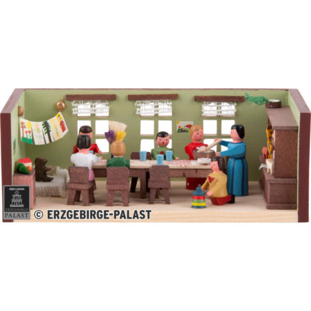 Miniaturstübchen Kindergarten - 4 cm