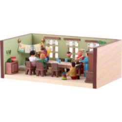 Miniaturstübchen Kindergarten - 4 cm