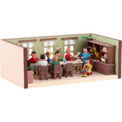 Miniaturstübchen Kindergarten - 4 cm