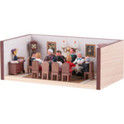 Miniaturstübchen Geburtstagsstube - 4 cm