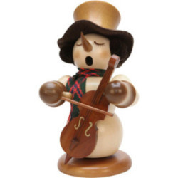 Smoker - Snowman with Bass Natural - Limited - 23 cm / 9.1 inch