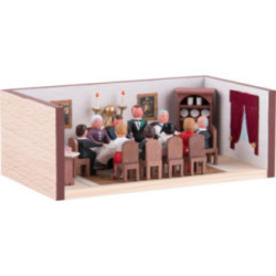 Miniaturstübchen Geburtstagsstube - 4 cm