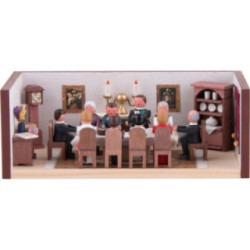 Miniaturstübchen Geburtstagsstube - 4 cm