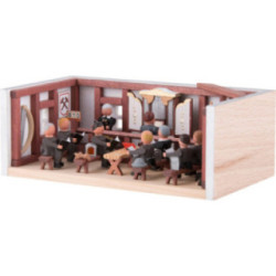 Miniaturstübchen Bergbauliche Betstube - 4 cm