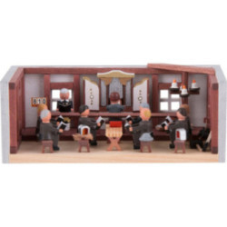 Miniaturstübchen Bergbauliche Betstube - 4 cm