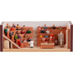 Miniaturstübchen Hörsaal - 4 cm