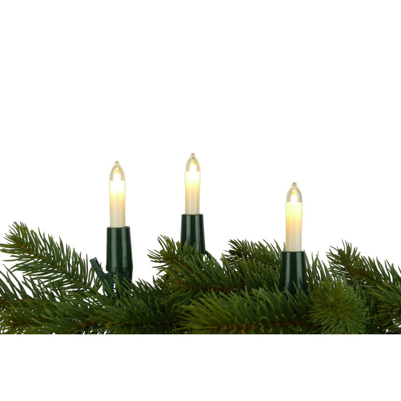 NARVA Lichterkette mit 30 Kleinschaftkerzen - LED