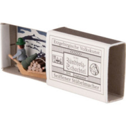 Zündholzschachtel Holzsammler - 3,8 cm