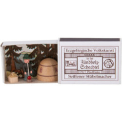 Zündholzschachtel Glasbläser - 3,8 cm