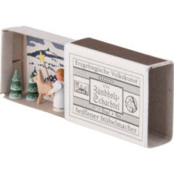 Matchbox - Angel with Deer - 3,8 cm / 1.5 inch