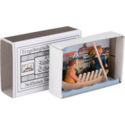 Zündholzschachtel Stocherkahn - 3,8 cm