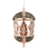 Tree Ornament - Coiled Tree - Miner, Angel and Horse Rider - 14,5 cm / 5.7 inch
