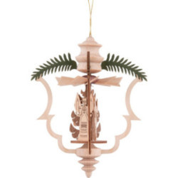 Christbaumschmuck Tannenzweig - Hutzenstube - 13 cm