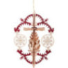 Tree Ornament - Ornaments - Angels on Stars - 15 cm / 5.9 inch