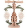 1-Tier Thermic Pyramid - Branch Snowflake - Nativity - 13 cm / 5.1 inch