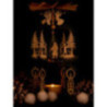 1-stöckige Pyramide Kinder Christbaum - Heiliger Abend - 26 cm