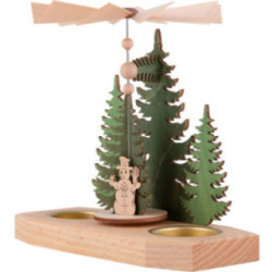 1-stöckige Pyramide Tannen - Winterkinder - 16,5 cm
