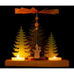 1-stöckige Pyramide Tannen - Winterkinder - 16,5 cm