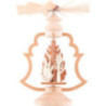 1-Tier Thermic Pyramid - Miner, Angel and Horse Rider - 13,5 cm / 5.3 inch