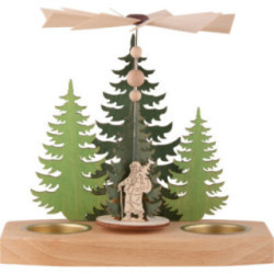 1-stöckige Pyramide Tannen - Weihnachtsbaum - 16,5 cm