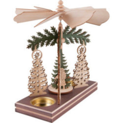 1-stöckige Pyramide Christbaum - Heiliger Abend - 20 cm