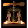 1-Tier Pyramid - Angels - Nativity - 20 cm / 7.9 inch