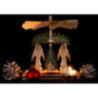 1-Tier Pyramid - Angels - Nativity - 20 cm / 7.9 inch
