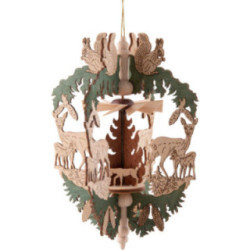 Christbaumschmuck Reh mit Kitz - 15,5 cm