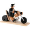Smoker - Biker with Motorcycle - 21 cm / 8.3 inch