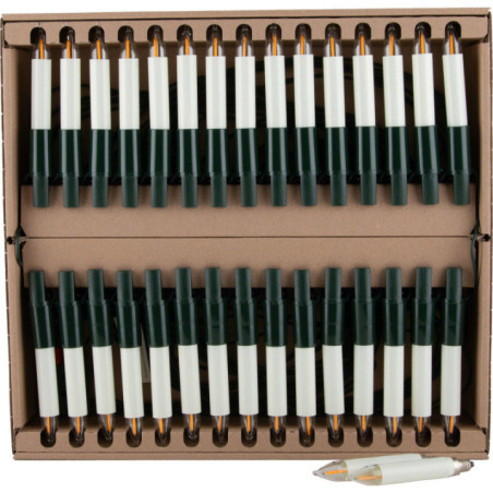 NARVA Lichterkette mit 30 Normalschaftkerzen - LED