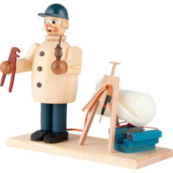 Räuchermännchen Klempner - 21 cm
