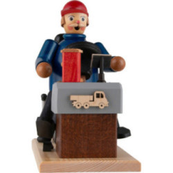 Räuchermännchen LKW Fahrer - 21 cm
