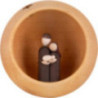 Hand Nativity - natural - brown Figurines - 9 cm / 3.5 inch