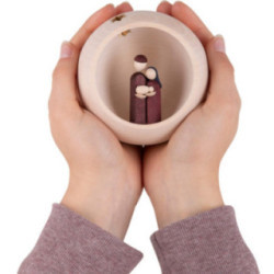 Hand Nativity - white - 9 cm / 3.5 inch